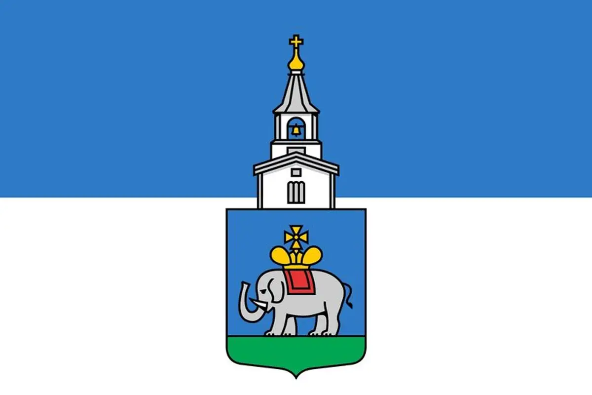 Флаг: Белозёрский район